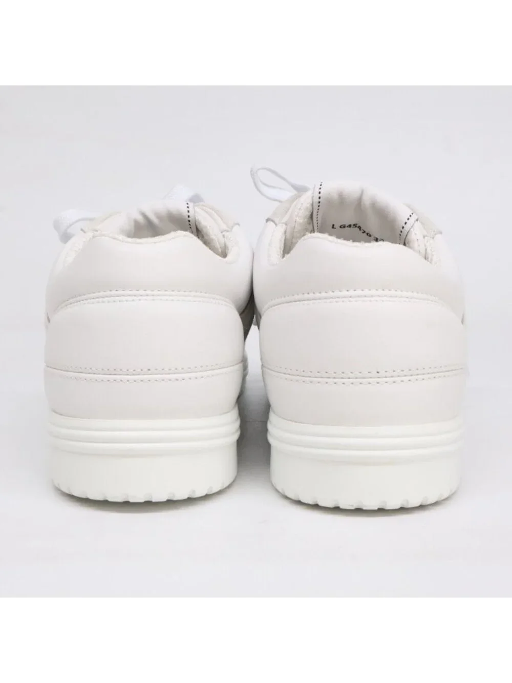 Chanel CC Logo Leather Suede Sneakers